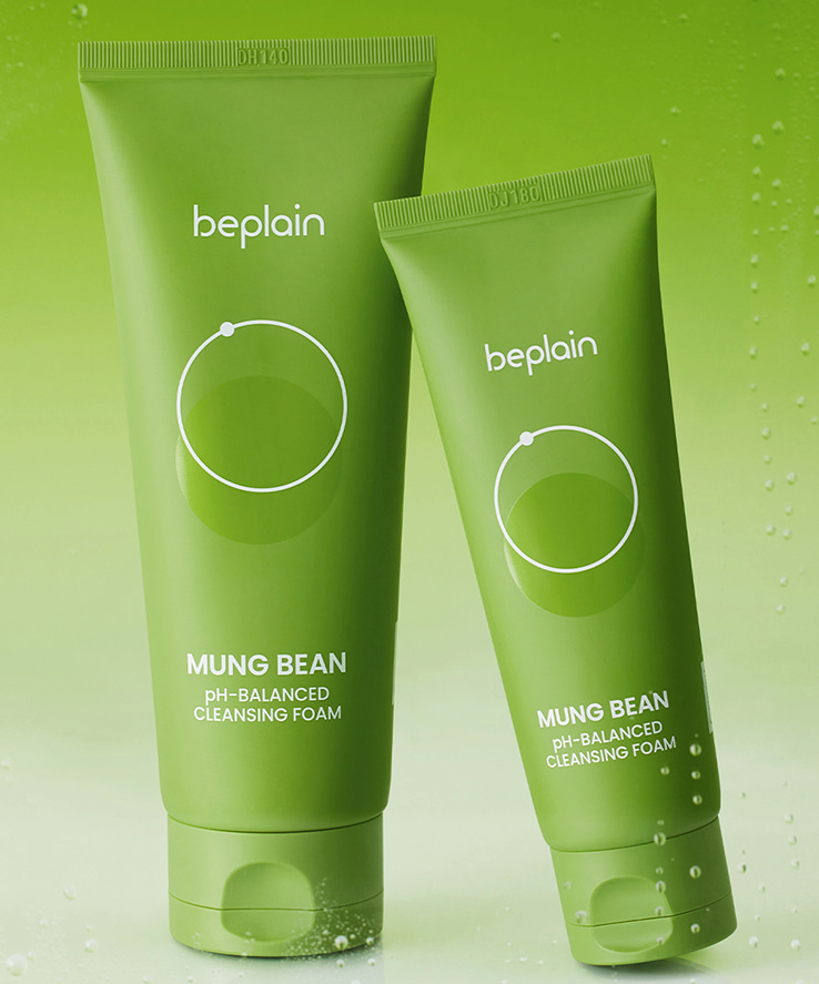 Beplain Mung Bean pH-Balanced Cleansing Foam — Set of 2