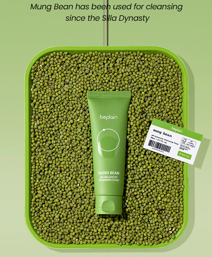 Beplain Mung Bean pH-Balanced Cleansing Foam — Set of 2